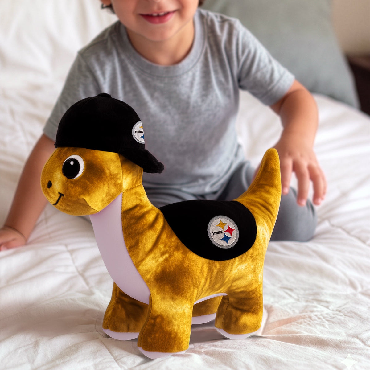Pittsburgh Steelers Fanasaur Huddle Plush