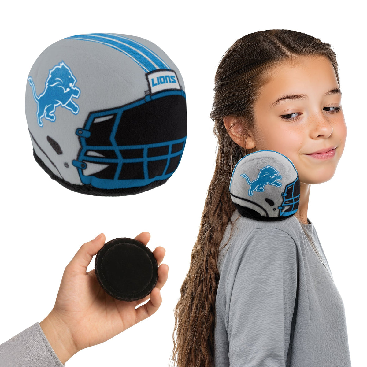 Detroit Lions Shoulder Buddy Helmet Plush