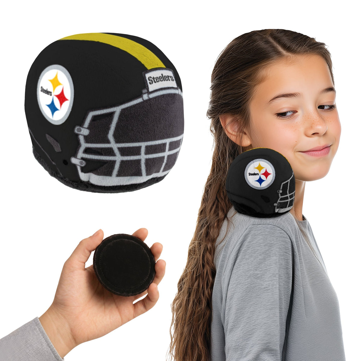 Pittsburgh Steelers Shoulder Buddy Helmet Plush