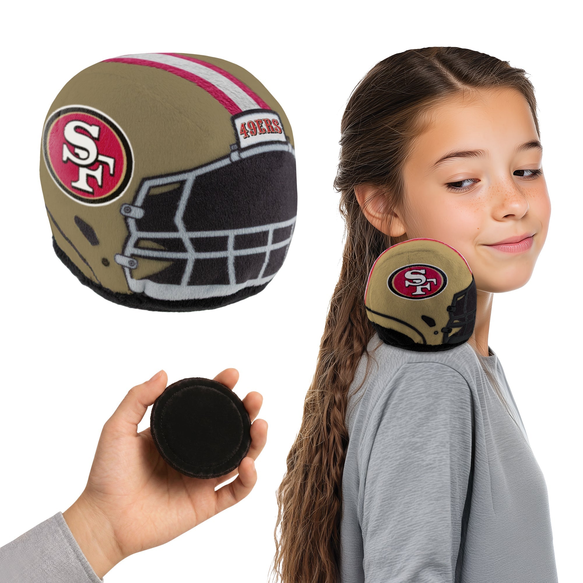 San Francisco 49ers Shoulder Buddy Helmet Plush