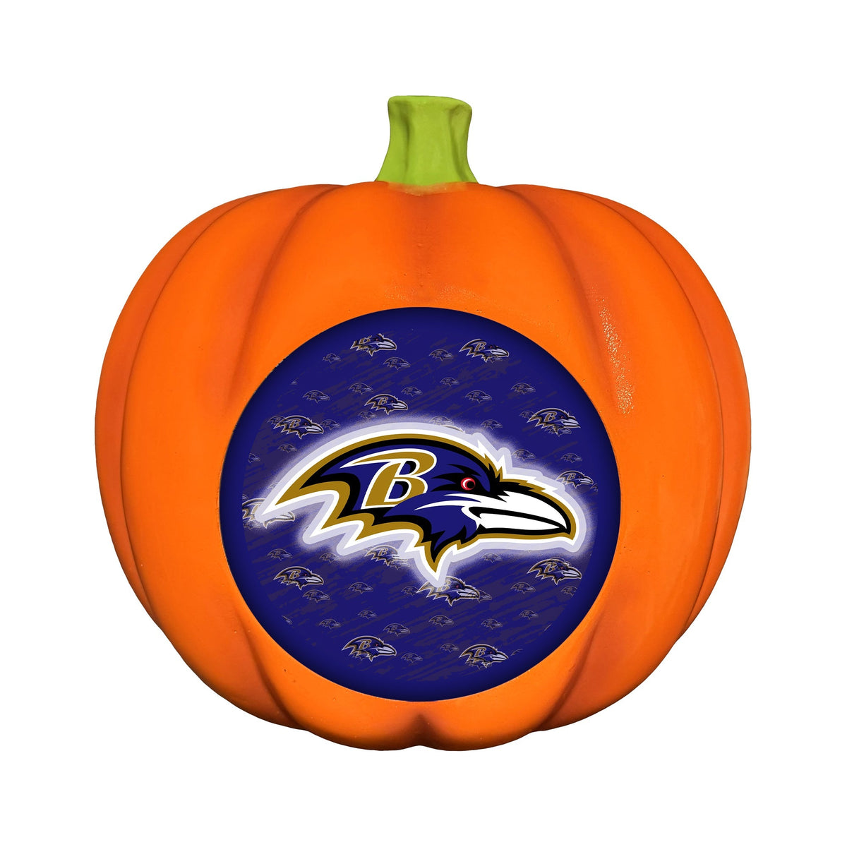 Baltimore Ravens LED 3D Logo Resin Pumpkin