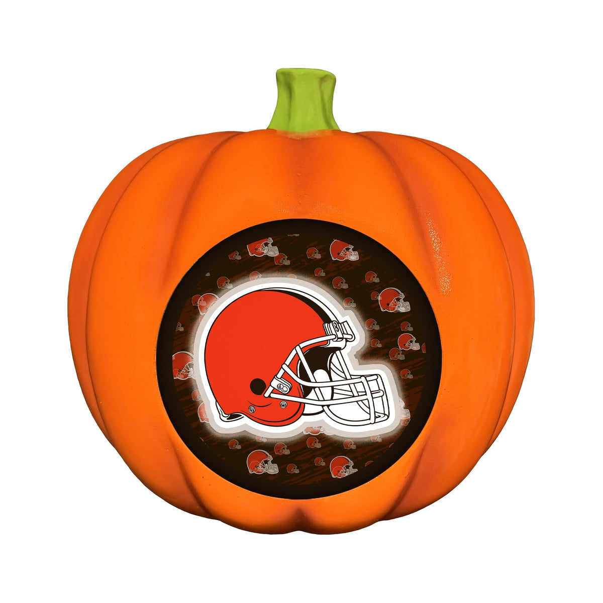 Cleveland Browns LED 3D Logo Resin Pumpkin