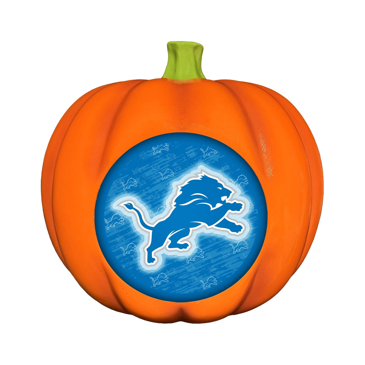 Detroit Lions LED 3D Logo Resin Pumpkin