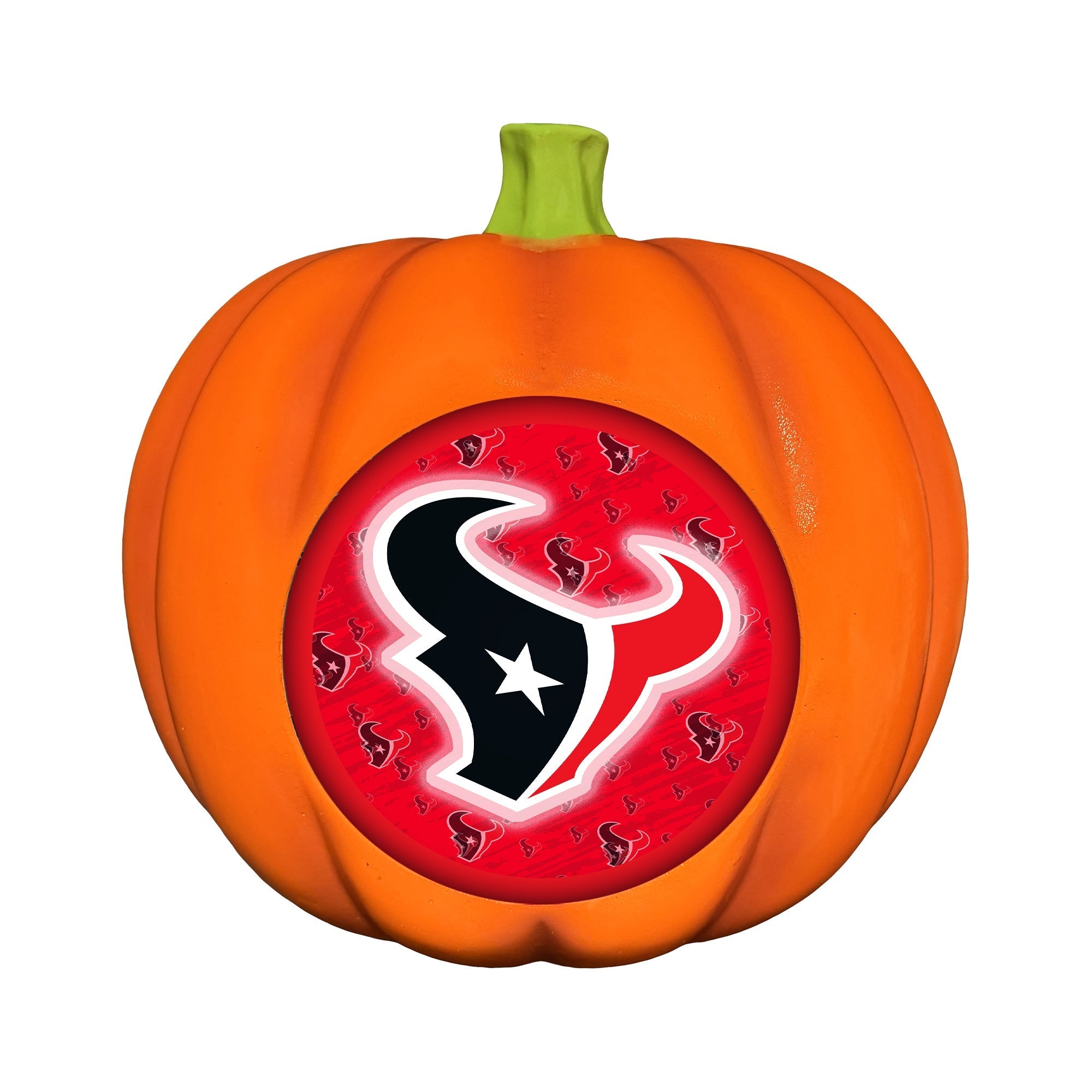 Houston Texans LED 3D Logo Resin Pumpkin