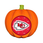 Kansas City Chiefs LED 3D Logo Resin Pumpkin