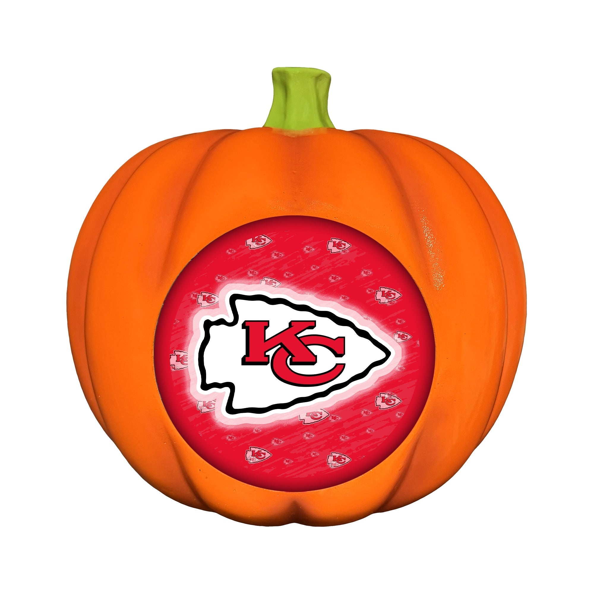 Kansas City Chiefs LED 3D Logo Resin Pumpkin