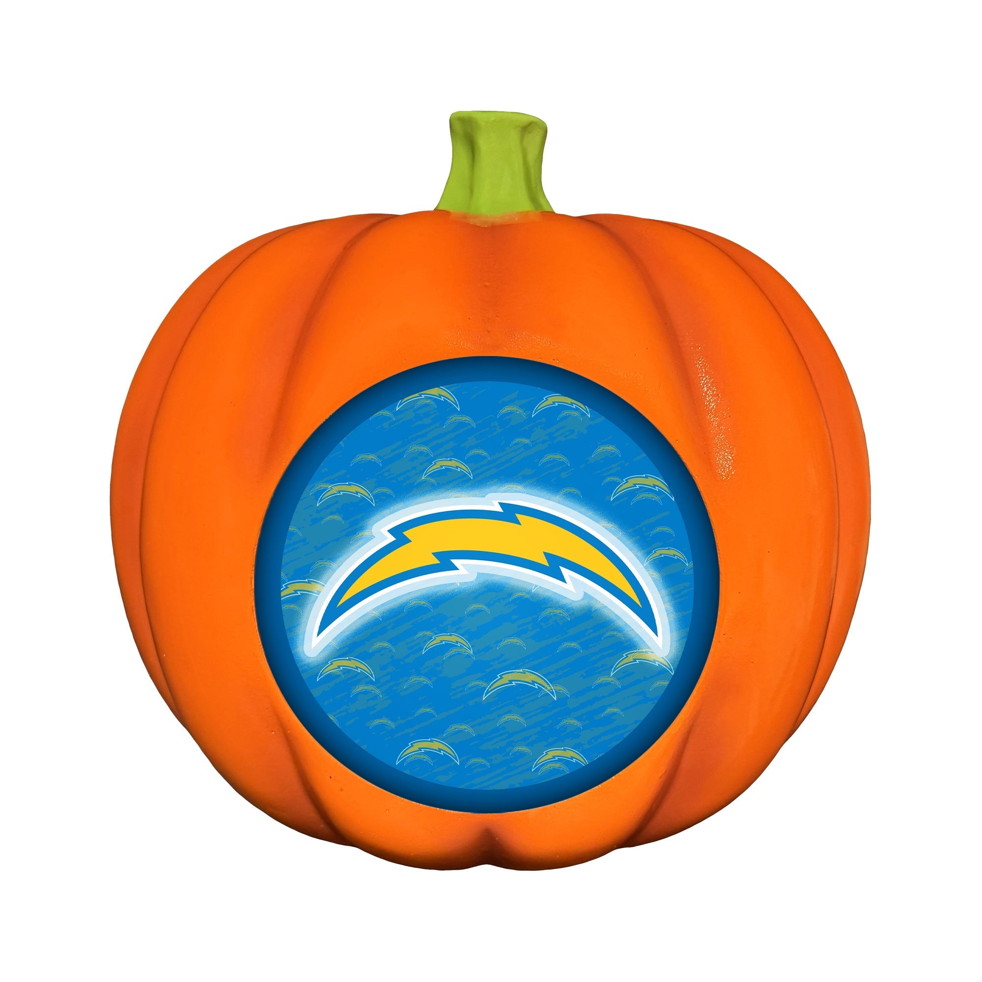 Los Angeles Chargers LED 3D Logo Resin Pumpkin