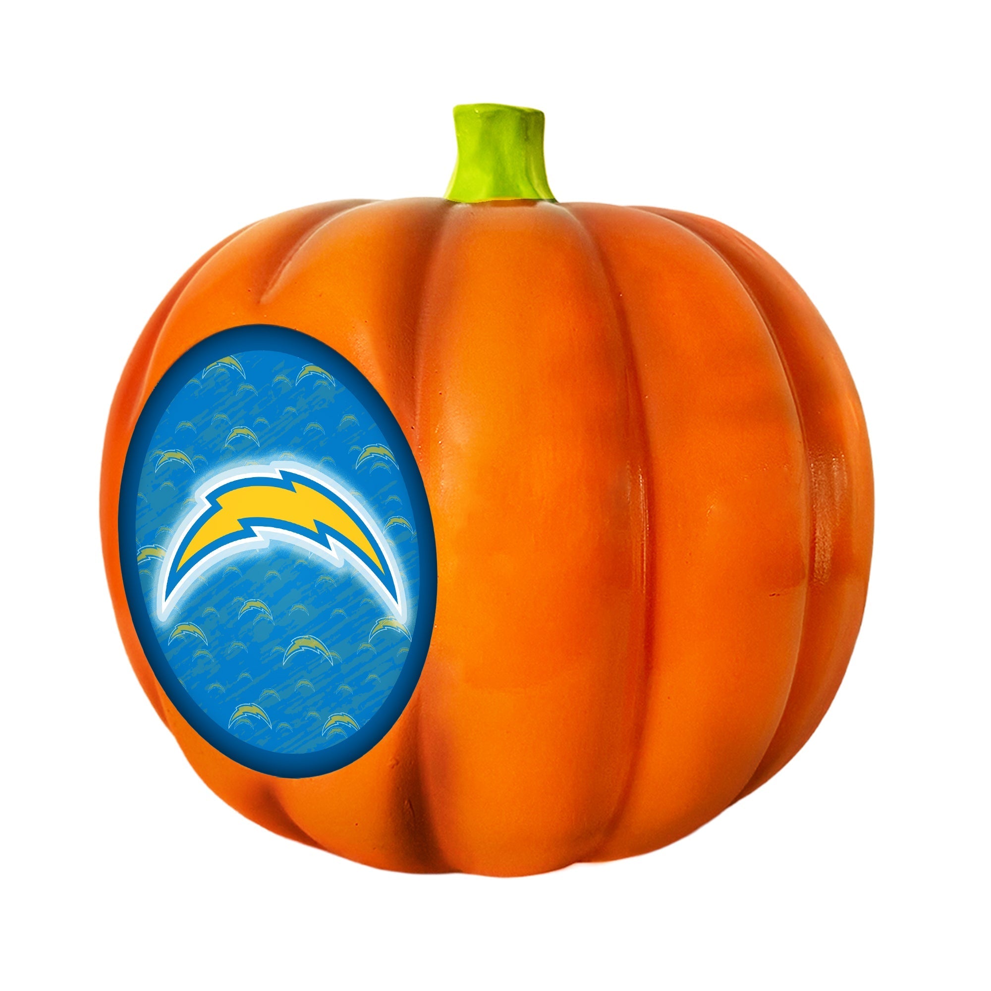 Los Angeles Chargers LED 3D Logo Resin Pumpkin
