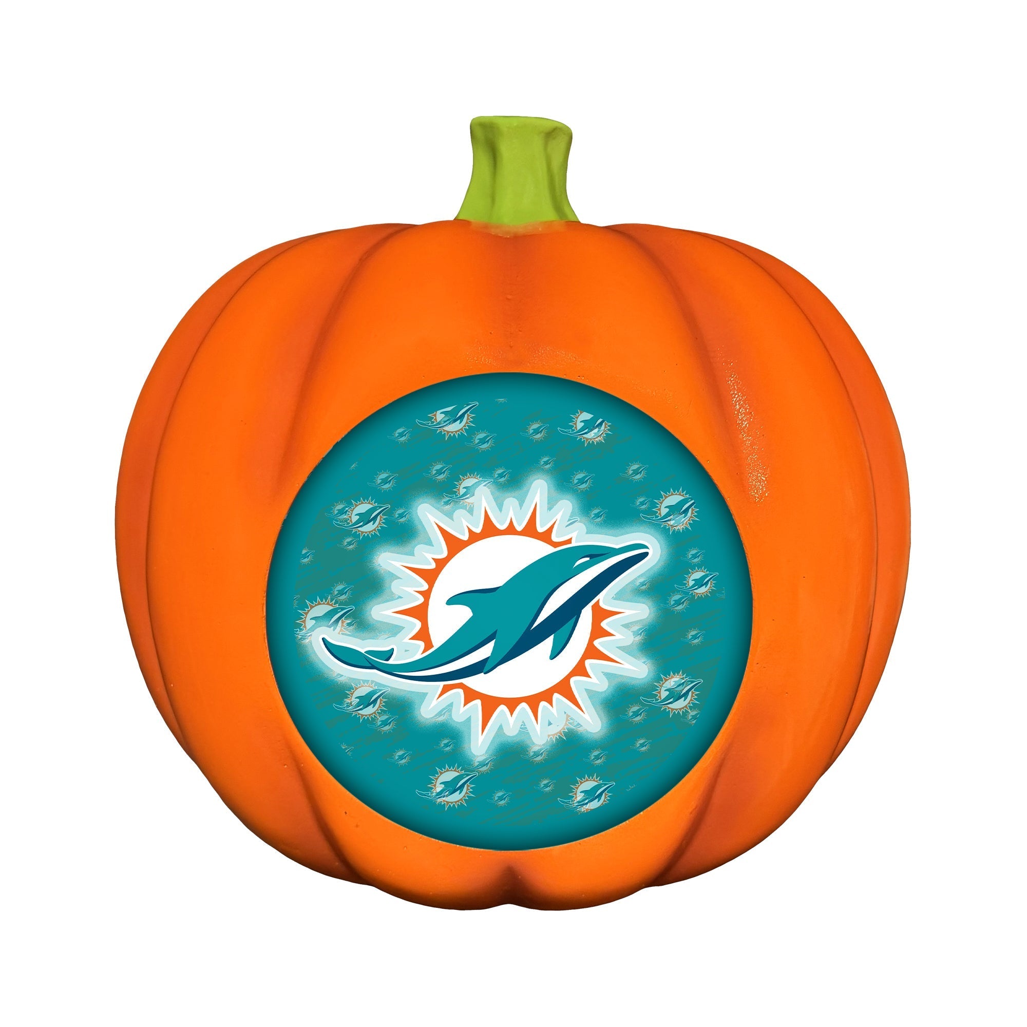Miami Dolphins LED 3D Logo Resin Pumpkin