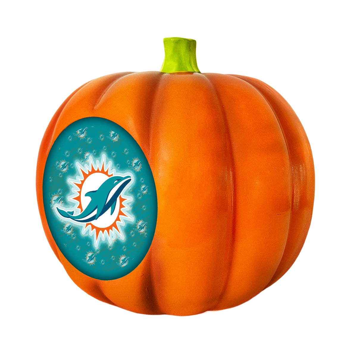 Miami Dolphins LED 3D Logo Resin Pumpkin