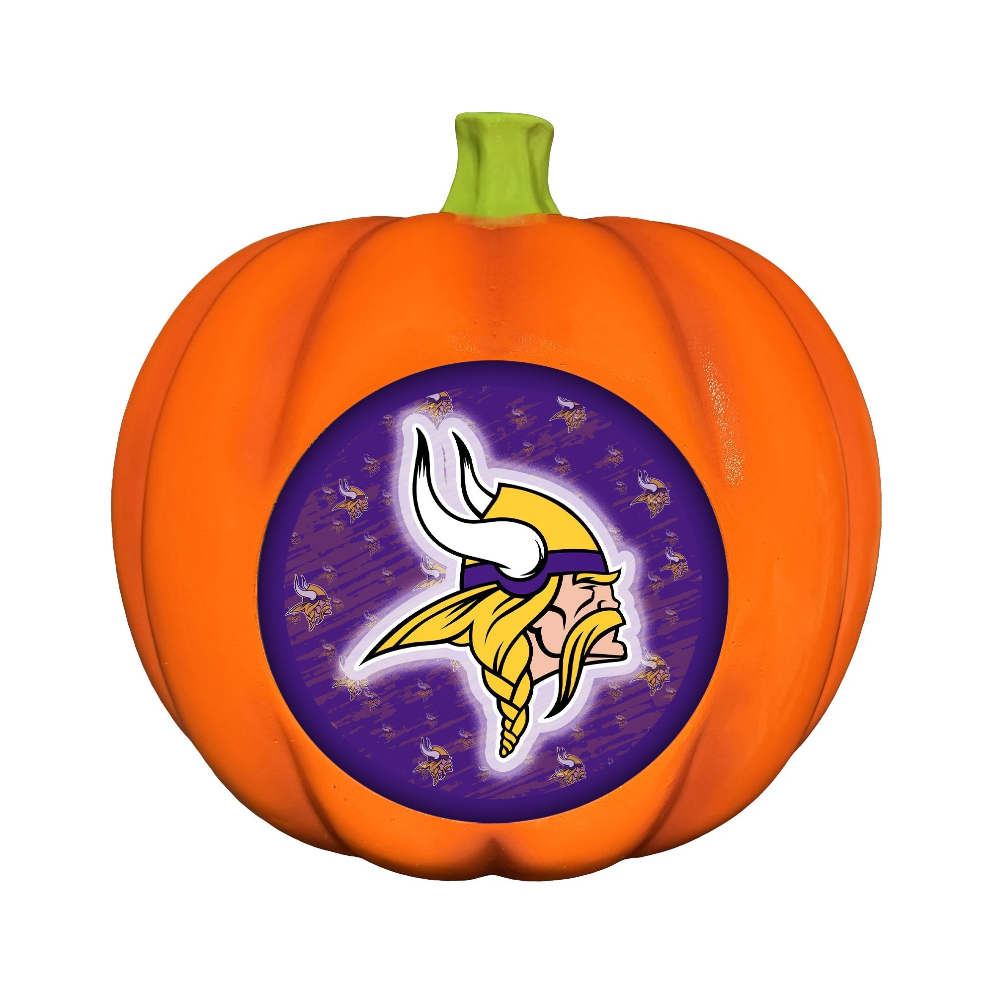 Minnesota Vikings LED 3D Logo Resin Pumpkin