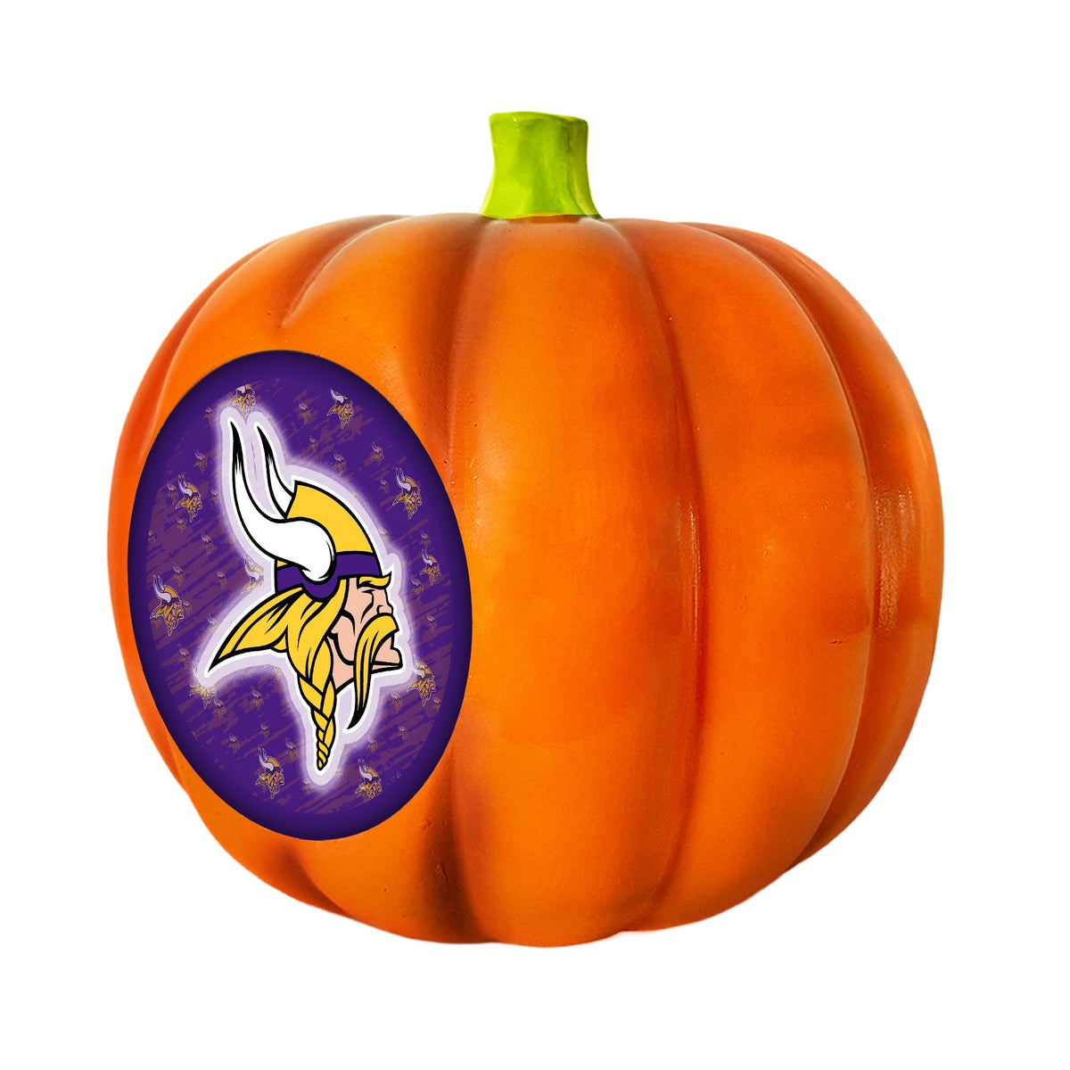 Minnesota Vikings LED 3D Logo Resin Pumpkin