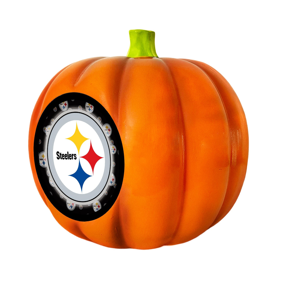 Pittsburgh Steelers LED 3D Logo Resin Pumpkin
