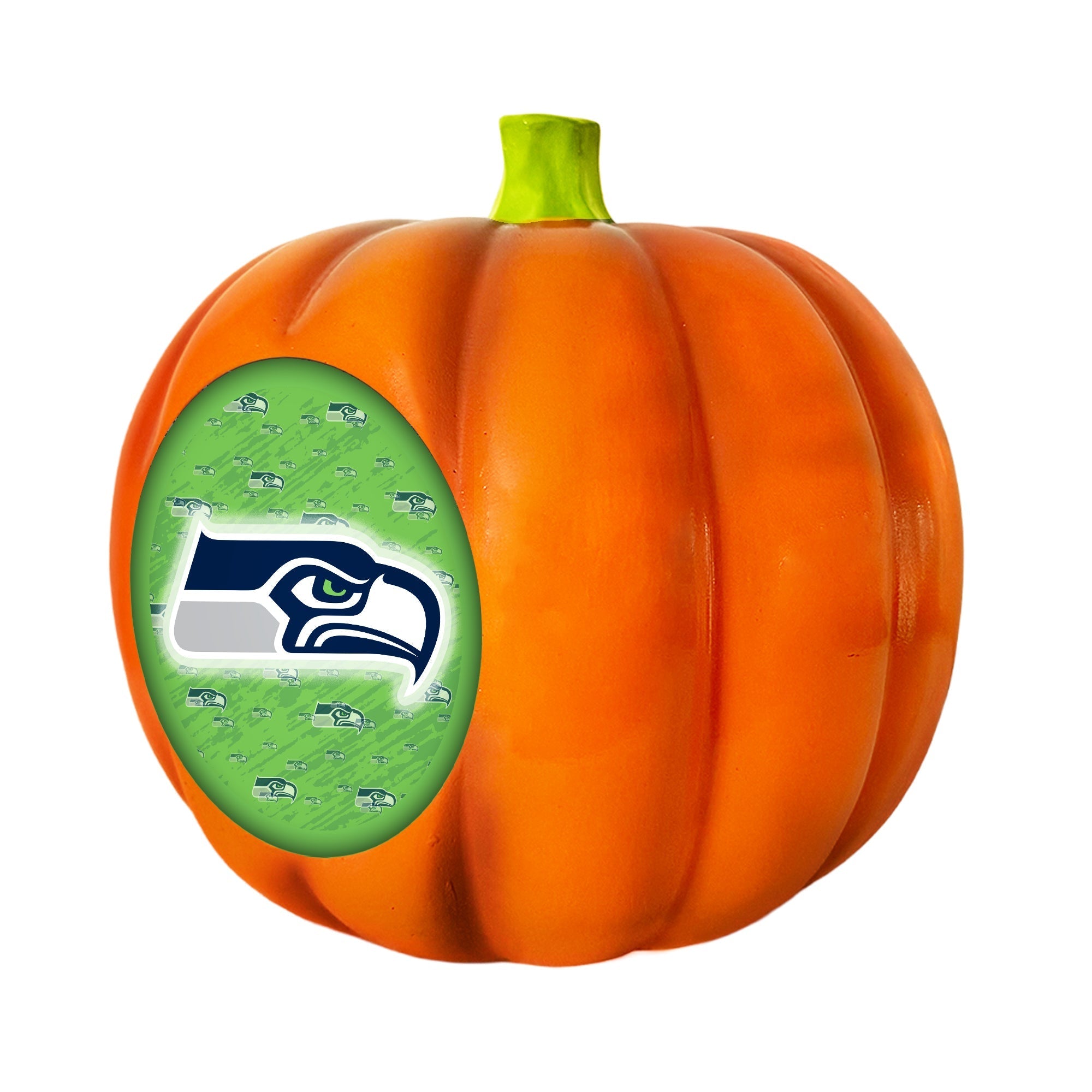 Seattle Seahawks LED 3D Logo Resin Pumpkin