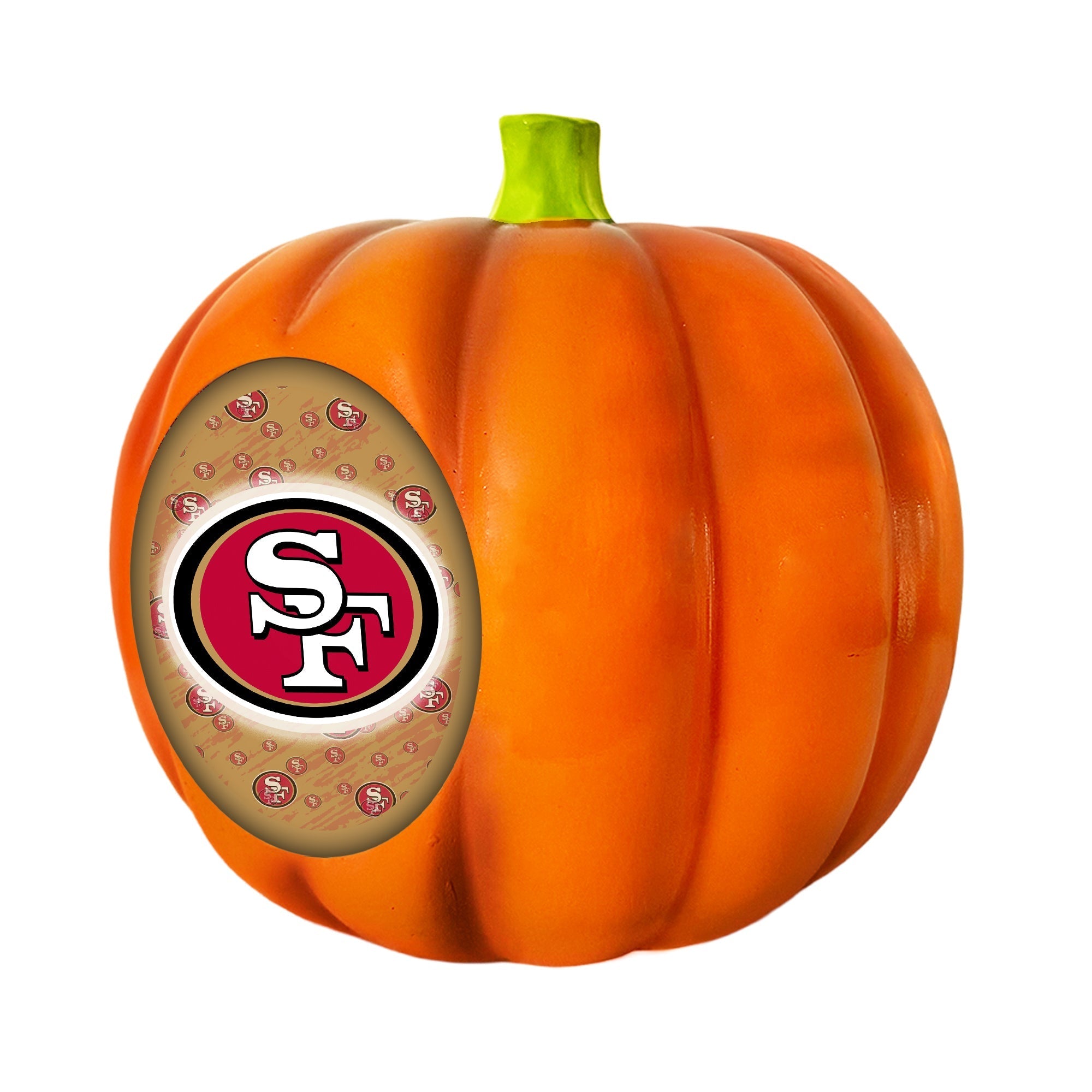 San Francisco 49ers LED 3D Logo Resin Pumpkin