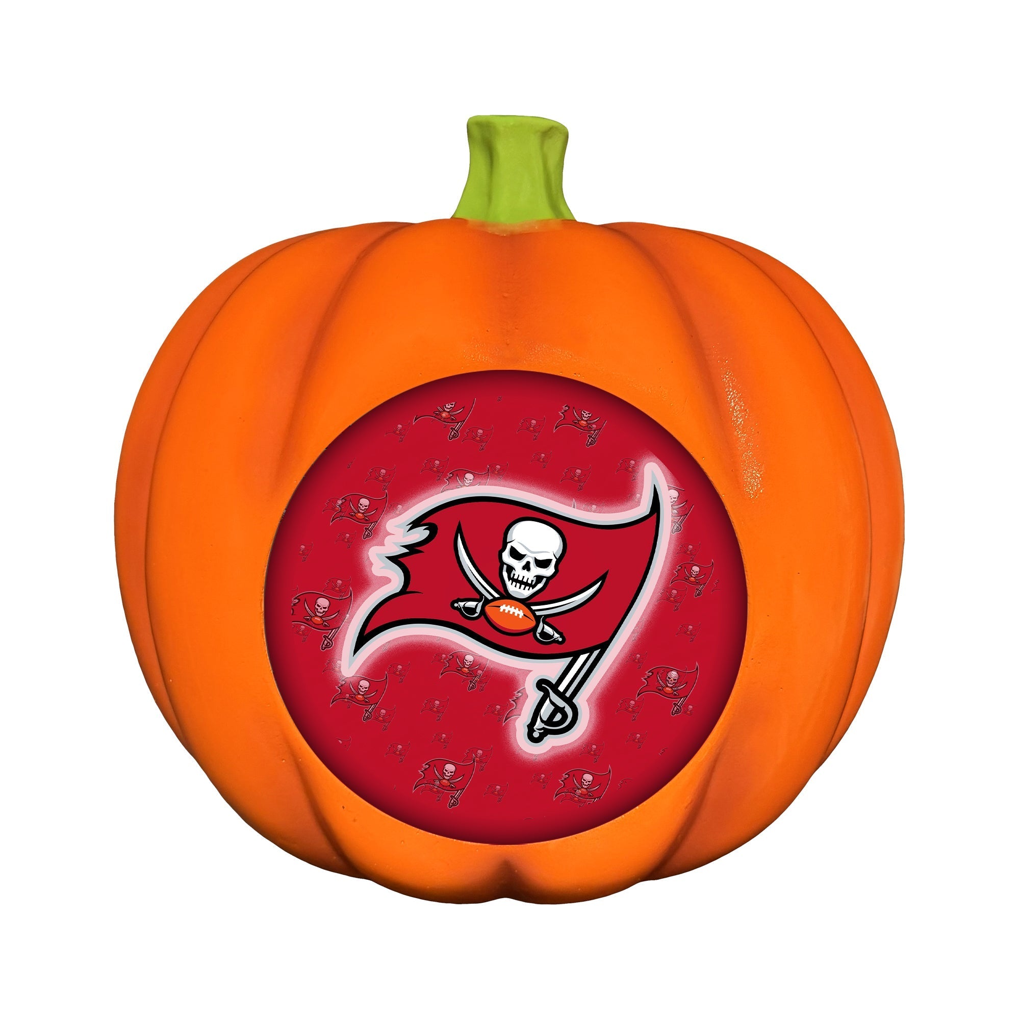 Tampa Bay Buccaneers LED 3D Logo Resin Pumpkin