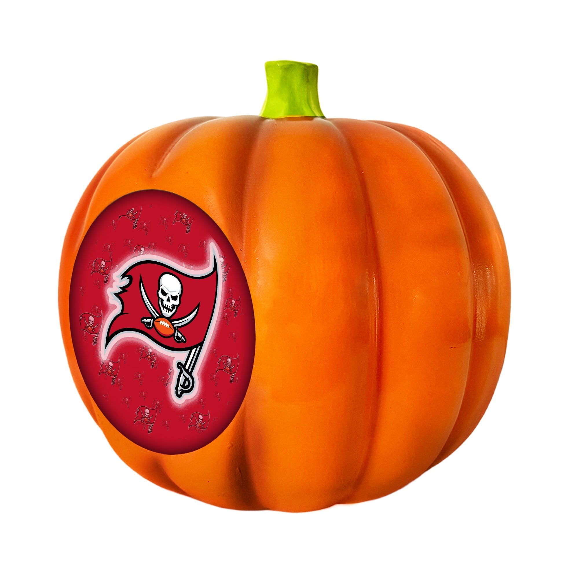 Tampa Bay Buccaneers LED 3D Logo Resin Pumpkin
