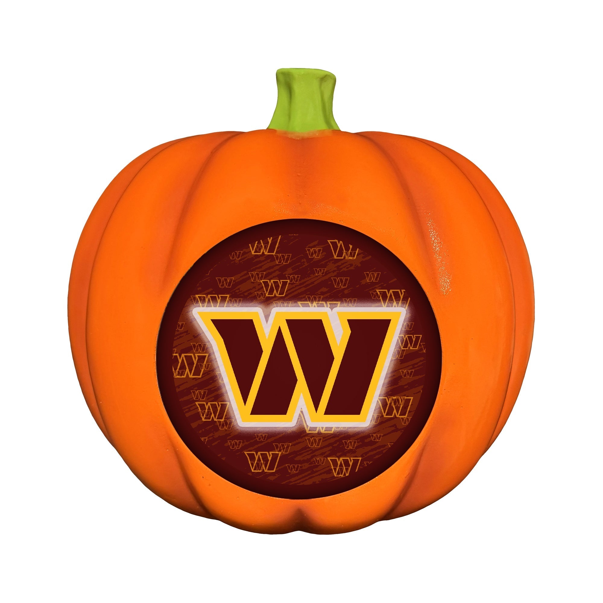 Washington Commanders LED 3D Logo Resin Pumpkin