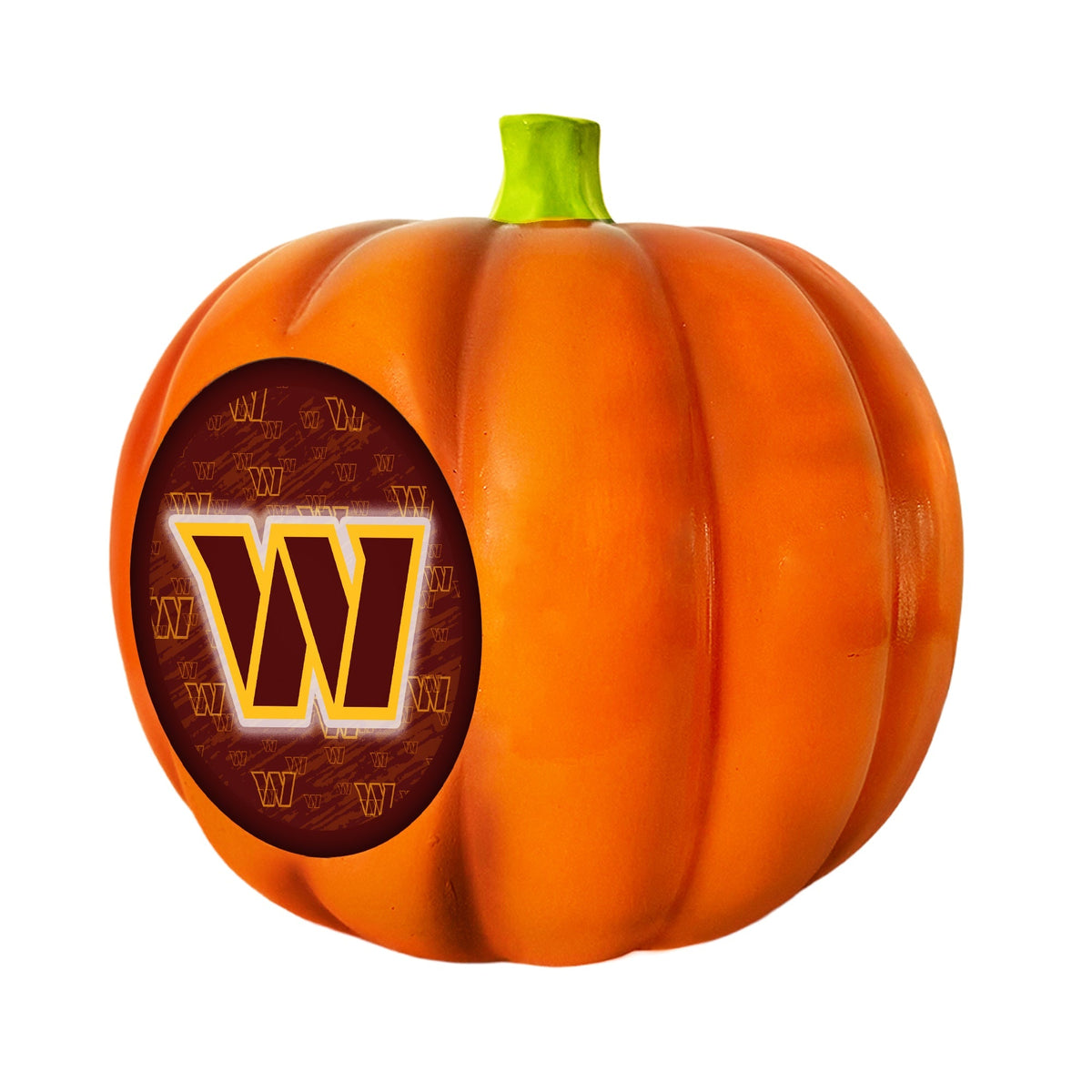 Washington Commanders LED 3D Logo Resin Pumpkin