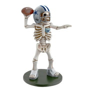 Dallas Cowboys Skeleton Quarterback Resin Figurine