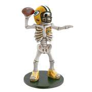 Green Bay Packers Skeleton Quarterback Resin Figurine