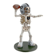 Las Vegas Raiders Skeleton Quarterback Resin Figurine