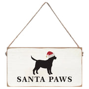 Santa Paws Twine Sign