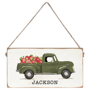 Apple Truck Personalized Twine Sign