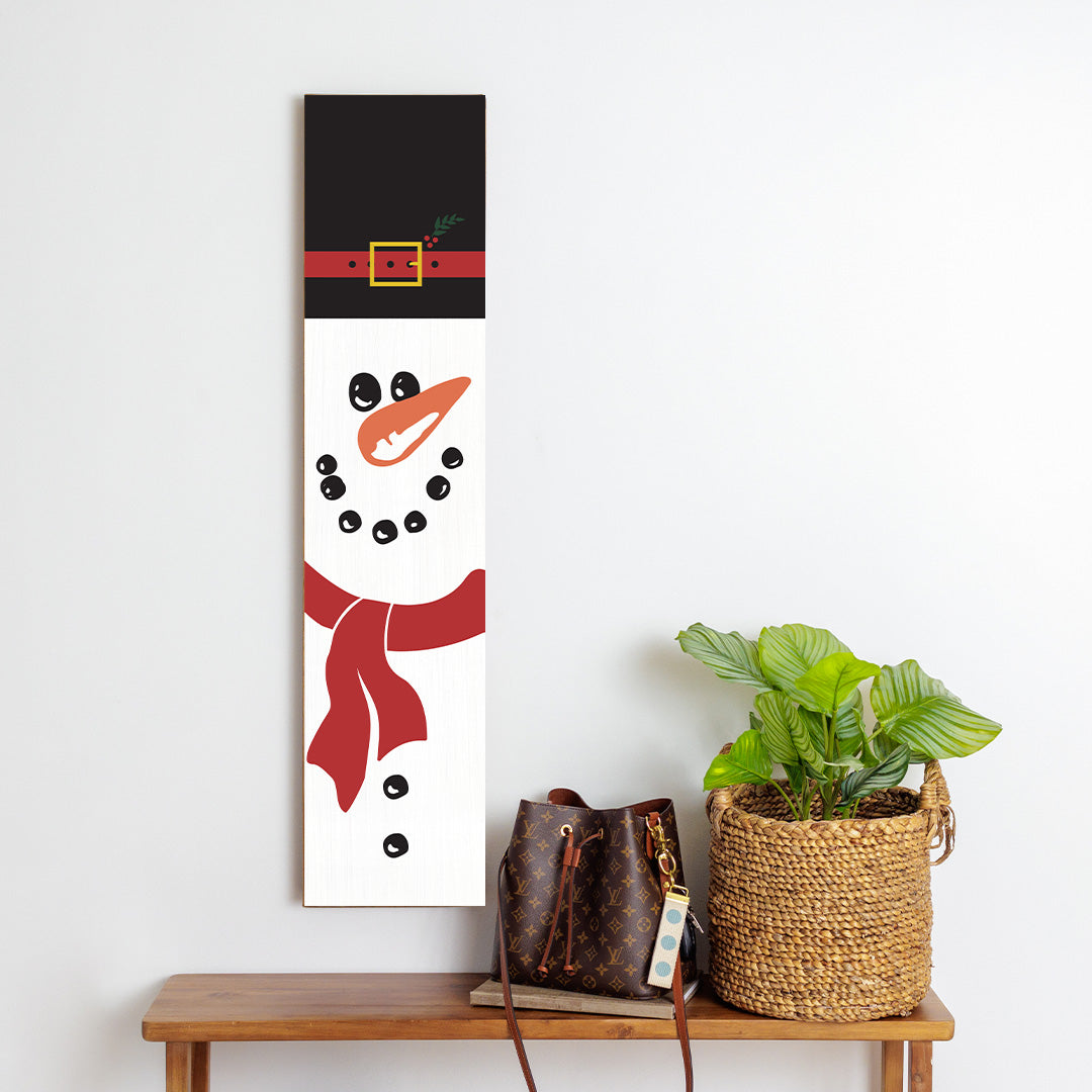 Snowman  Barn Wood Sign