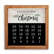 Countdown To Christmas 12" x 12" Wall Art
