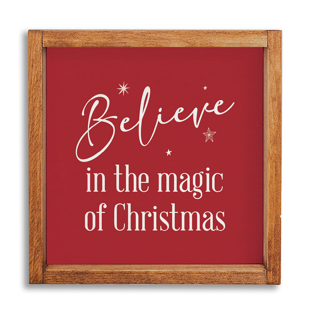 Believe 12" x 12" Wall Art