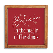 Believe 12" x 12" Wall Art