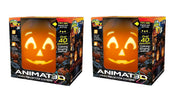 Set of 2 Jabberin’ Jack Jr. Animated Halloween Pumpkin, Talking, Singing & Joking Video Projector