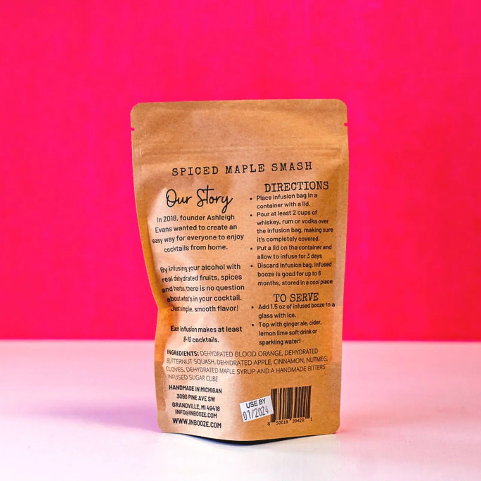 Spiced Maple Smash Alcohol Infusion Cocktail Kit