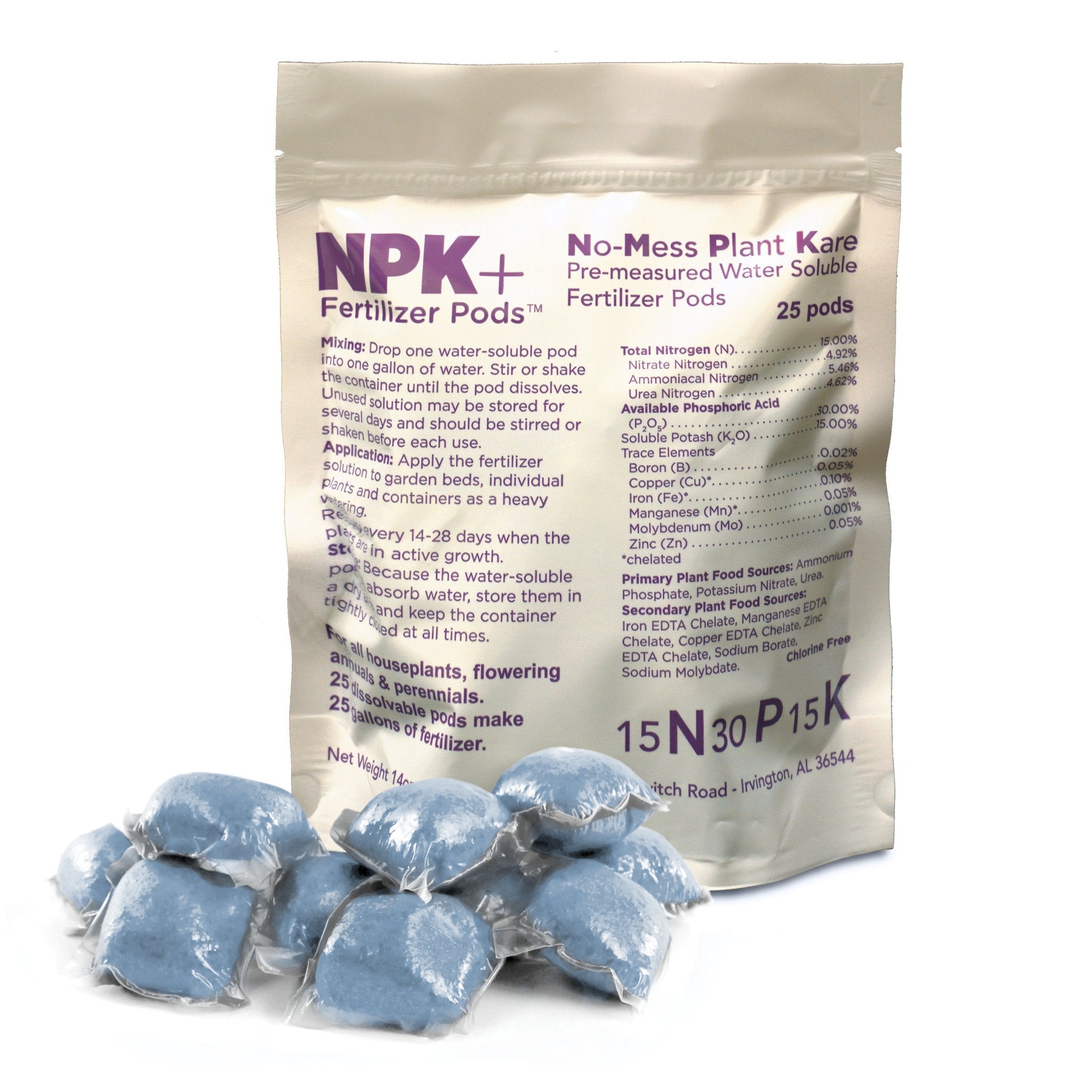 25-Count NPK+ Fertilizer Pods