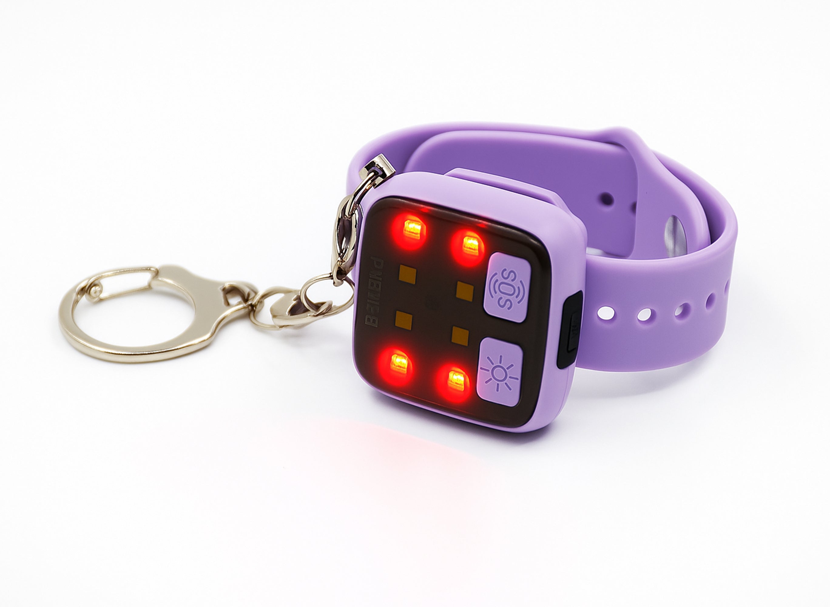 BellBird 3-in-1 Wearable Safety Alarm – 135dB Siren + Strobe + Flashlight