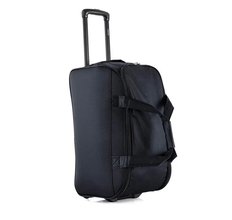 IZOD Carol 20" Lightweight Soft Shell Rolling Duffel Bag with Wheels and Telescopic Handle
