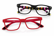 Zippo Reading Glasses Black Stripes and Red 2-pack +2.0